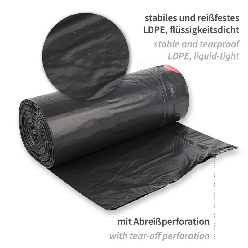 Müllsäcke mit Zugband 120 L